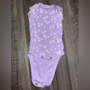 Purple Floral Kids Bodysuit